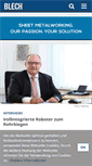 Mobile Screenshot of blechonline.de